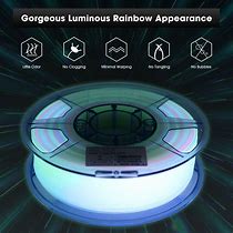 Image result for Luminous Rainbow PLA 3D Printer Filament