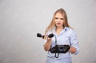 Image result for Woman Hang Up Phone