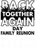 Image result for SVG Family Reunion Back Together Again Logo