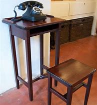 Image result for Old-Fashioned Telephone Stand