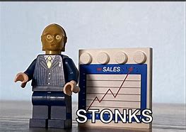 Image result for LEGO Stonks Meme