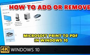Image result for Add a PDF Printer Windows 10