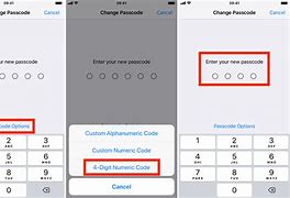 Image result for iPhone Passcode Options