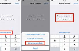 Image result for iPhone Passcode Options