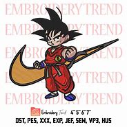 Image result for Goku Embridery