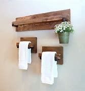 Image result for Rustic Towel Bar