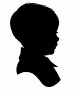 Image result for Silhouette Side Profile of Boy