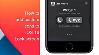 Image result for iOS 16 Lock Screen Icon