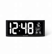 Image result for White Digital Clock Large