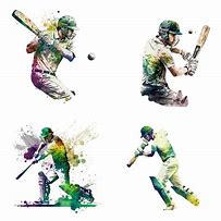 Image result for Cricket Art Desighn