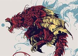 Image result for Anime Mythical Creatures Illustrations