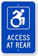 Image result for Accessibility Sign Board