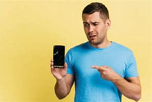 Image result for Person with a Broken Phone