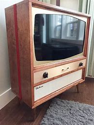Image result for Old TV Built into a Cabinet