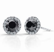 Image result for Black Diamond Earrings
