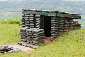 Image result for Military Sandbag Bunker
