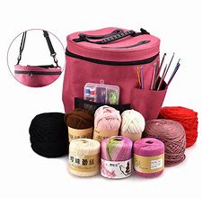 Image result for Knitting Bag Yarn Storage Organizer