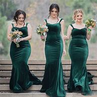 Image result for Plus Size Green Bridesmaid Dresses