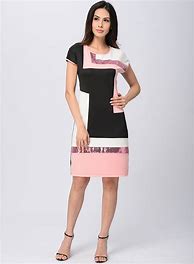 Image result for Colorblock Midi Dress