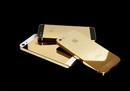 Image result for iPhone 5 Gold Plated with Diamonds