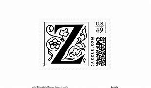 Image result for Letter Z Stamp
