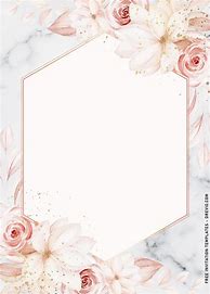 Image result for Rose Gold Invitation Template Free