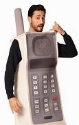 Image result for Brick Phone and Person