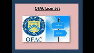 Image result for Ofac License