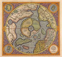 Image result for Mercator North Pole Map
