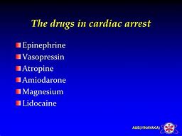 Image result for Cardiac Arrest Drugs