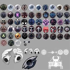 Hollow Knight Inventory : Charms | Дизайн карты, Игровые арты, Логотипы фотосъемки