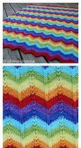 Image result for Chevron Baby Blanket Knitting Pattern