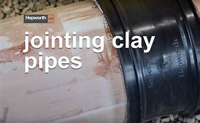 Image result for Clay Pipe Saddle Glue Adhesive