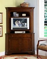 Image result for Tall Corner TV Cabinet with Doors