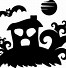Image result for Halloween Silhouette Clip Art