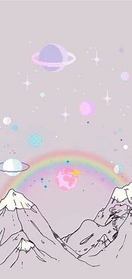 Image result for Aesthetic Pastel Galaxy Background Anime