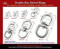 Image result for Double Eye Swivel Rings
