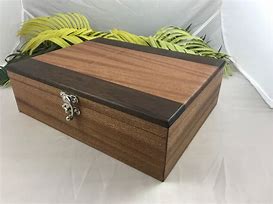 Image result for Wooden Keepsake Box