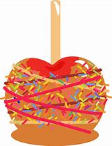 Image result for Clip Art Caramel Chocolate Candy Apple