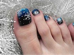 Image result for Winter Toe Nail Art