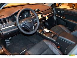 Image result for 2015 Toyota Camry Interior Black and Gray
