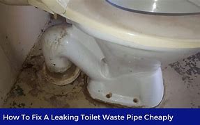 Image result for Toilet Pipe Leak