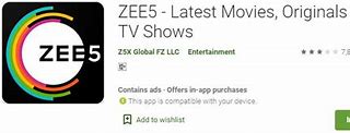 Image result for Zee5 App Download