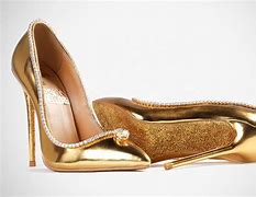Image result for Gold and Diamond Shoes