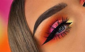 Image result for Pink and Green Makeup