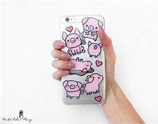 Image result for Cool Glittery Pig Phone Case