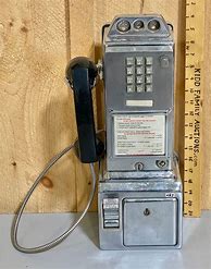 Image result for Brushed Chrome Vintage Pay Phone