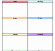 Image result for Weekly Planner Template Free Word