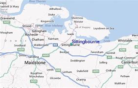 Image result for Sittingbourne Map