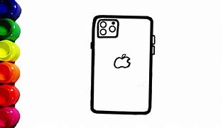 Image result for Black iPhone 11 Drawing